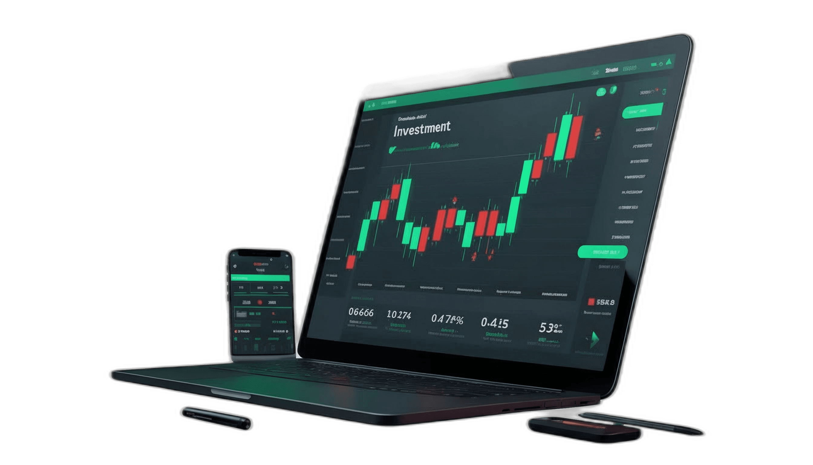 irnlogic.ai dashboard on laptop